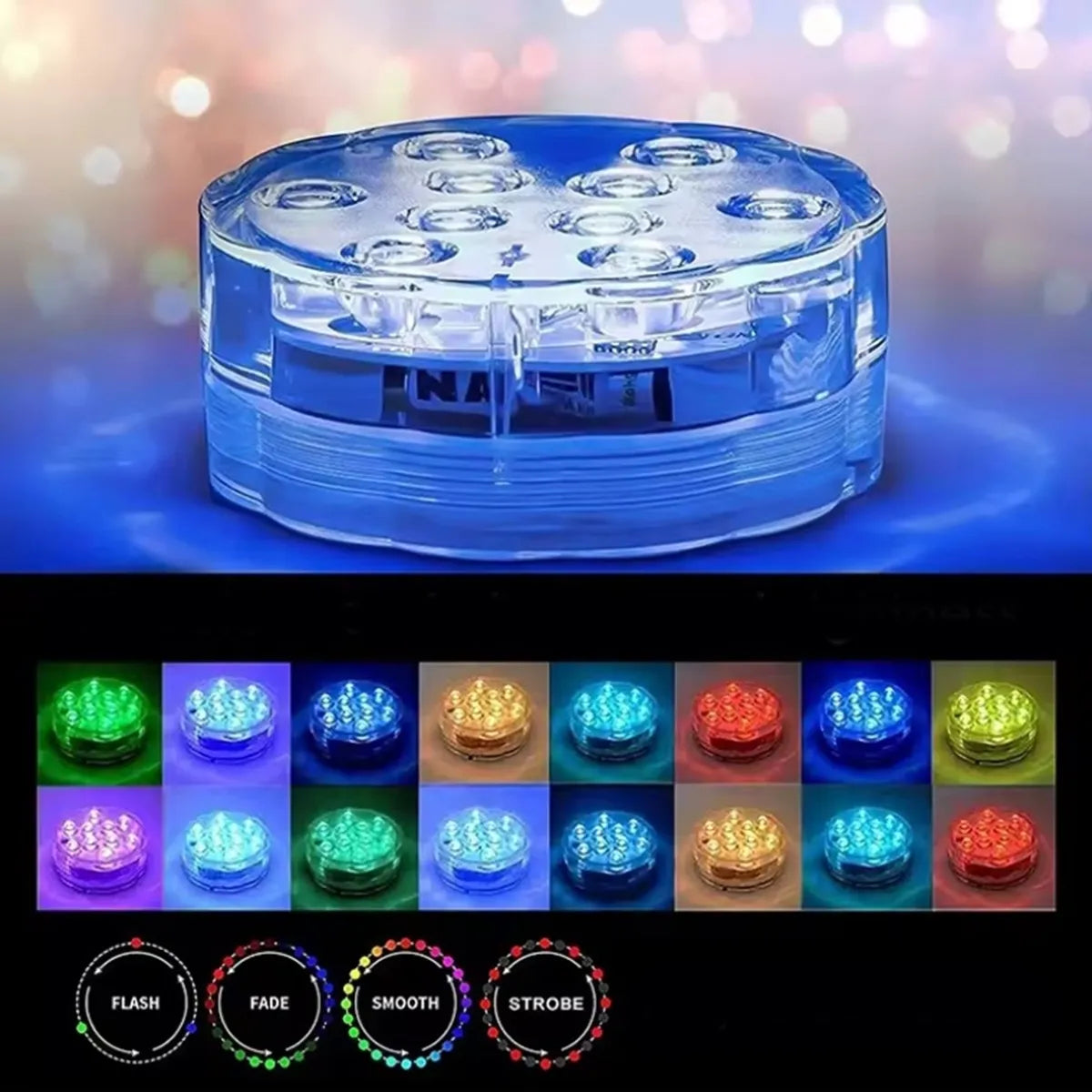 LED Lempa baseinui