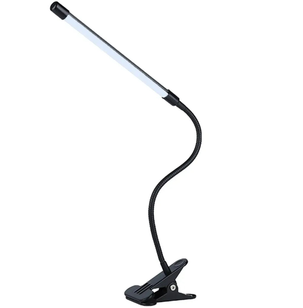 LED lempa su segtuku, lankstus kaklelis ir reguliuojamas apšvietimas darbui prie stalo