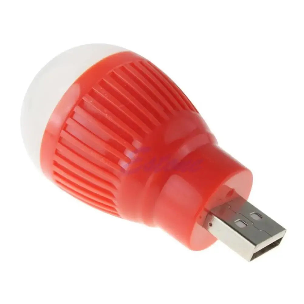 LED lemputė USB, maža ir energiją taupanti, skirta naudoti su kompiuteriais ar USB lizdais, šviečia šviesiai.