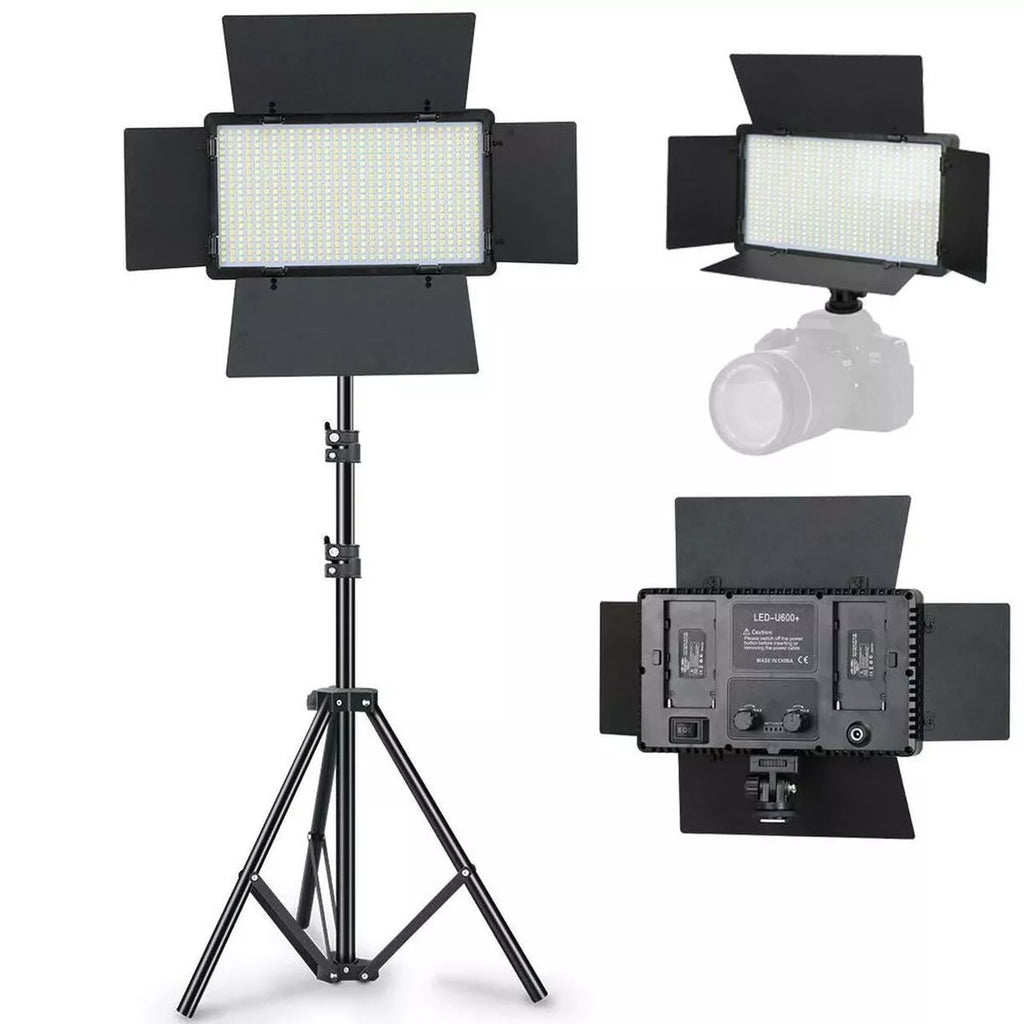 LED panelinė lempa su trikoju 800 pro KIT