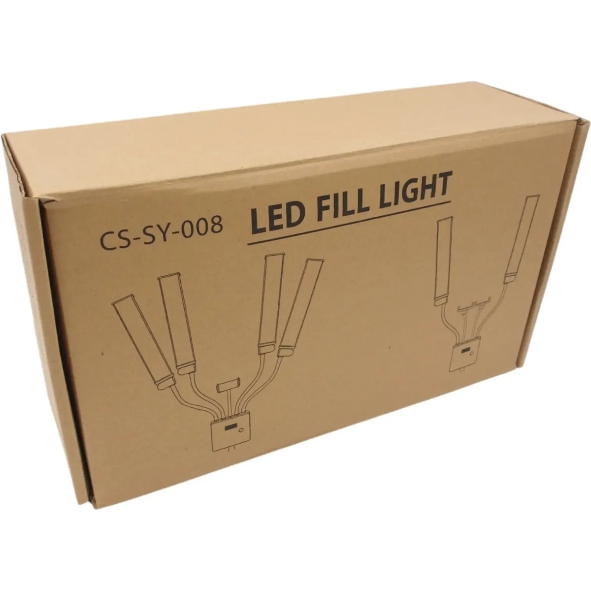 LED panelinė lempa CS-SY-008 su lankstomomis rankenomis ir trikoju, šviesos šaltinis profesionaliai apšvietimui.
