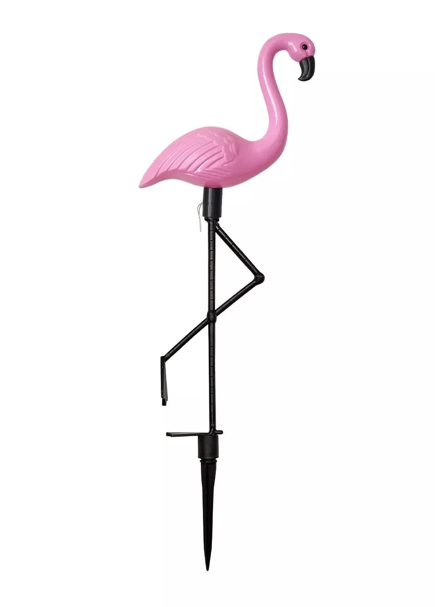 LED saulės sodo lempos – flamingas