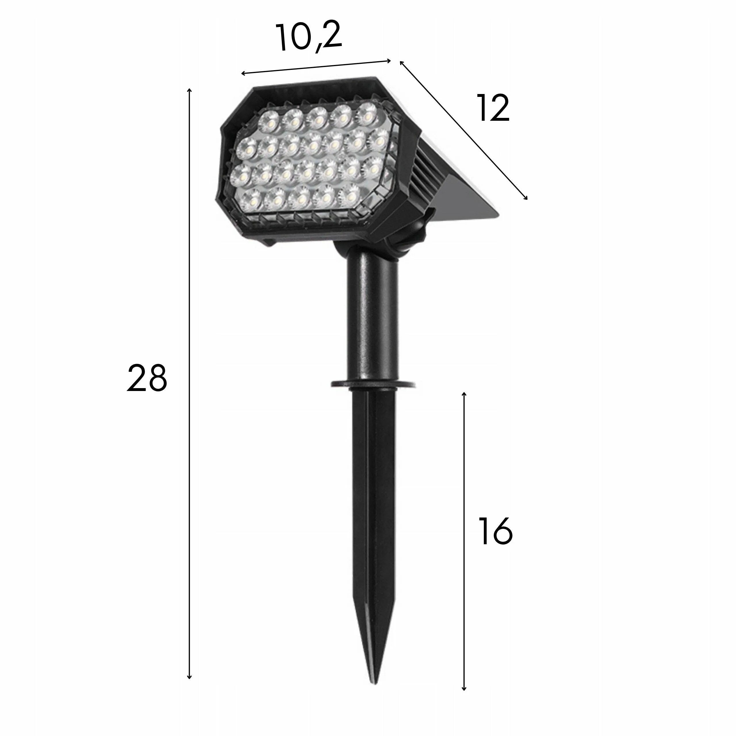 LED sodo šviestuvas