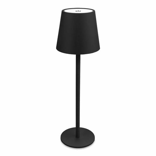 Belaidis LED stalinis šviestuvas su moderniu dizainu, skirtas funkcionaliam apšvietimui namuose ar biure.