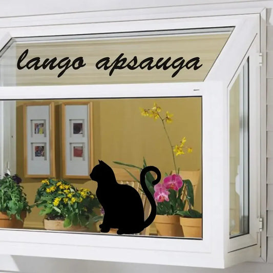 Langų apsaugos lipdukas nuo paukščių atsitrenkimo, skaidrus ir matomas, saugo paukščius nuo susidūrimo su stiklu.