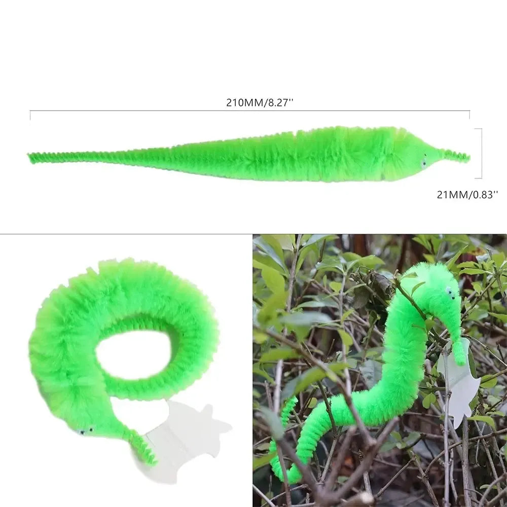 Spalvotas magiškas kirminas Magic Twisty Worm žaislas su lankstomomis kūno dalimis, skirtas vaikų žaidimams ir lavinimui.