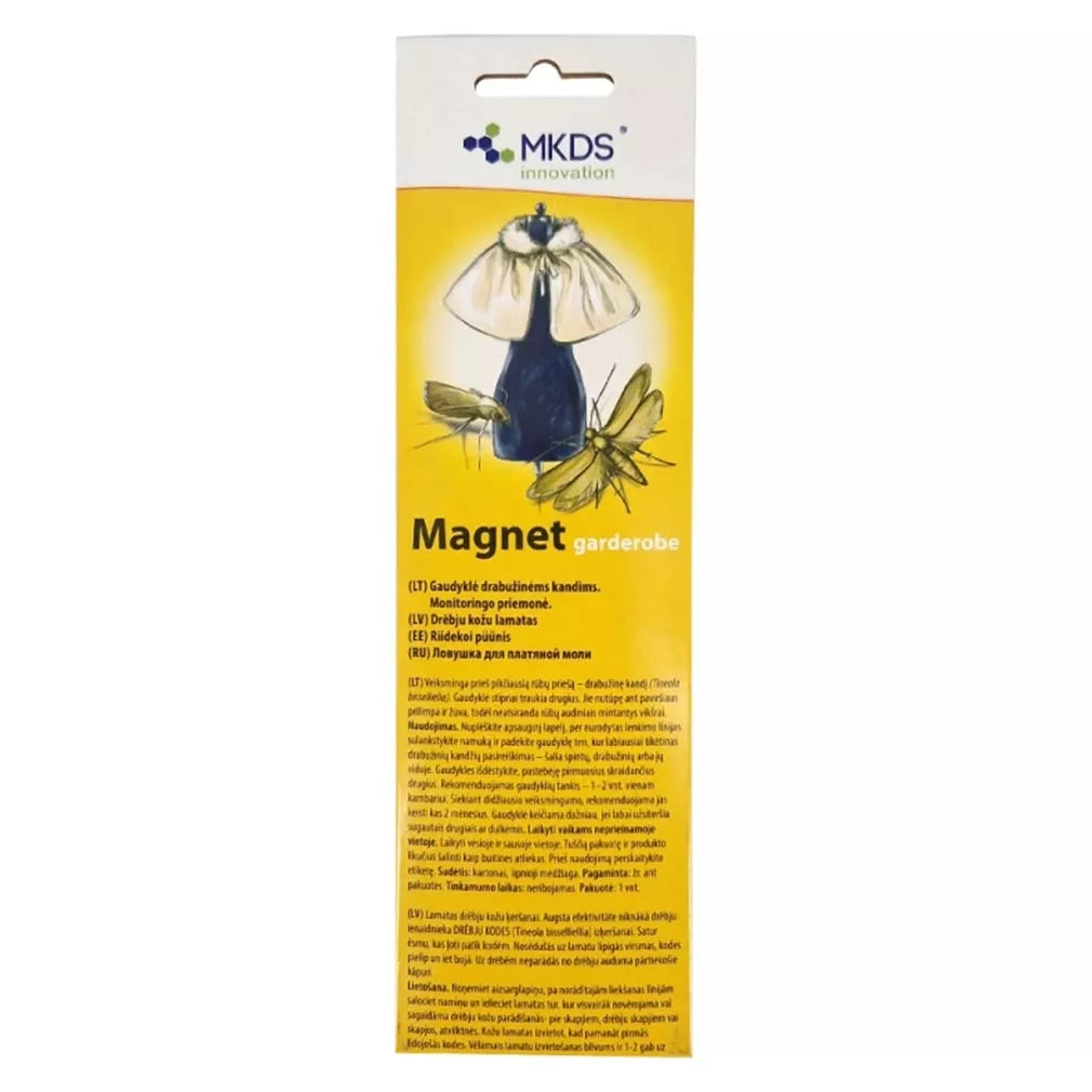 MAGNET garderobe – drabužinių kandžių gaudyklė