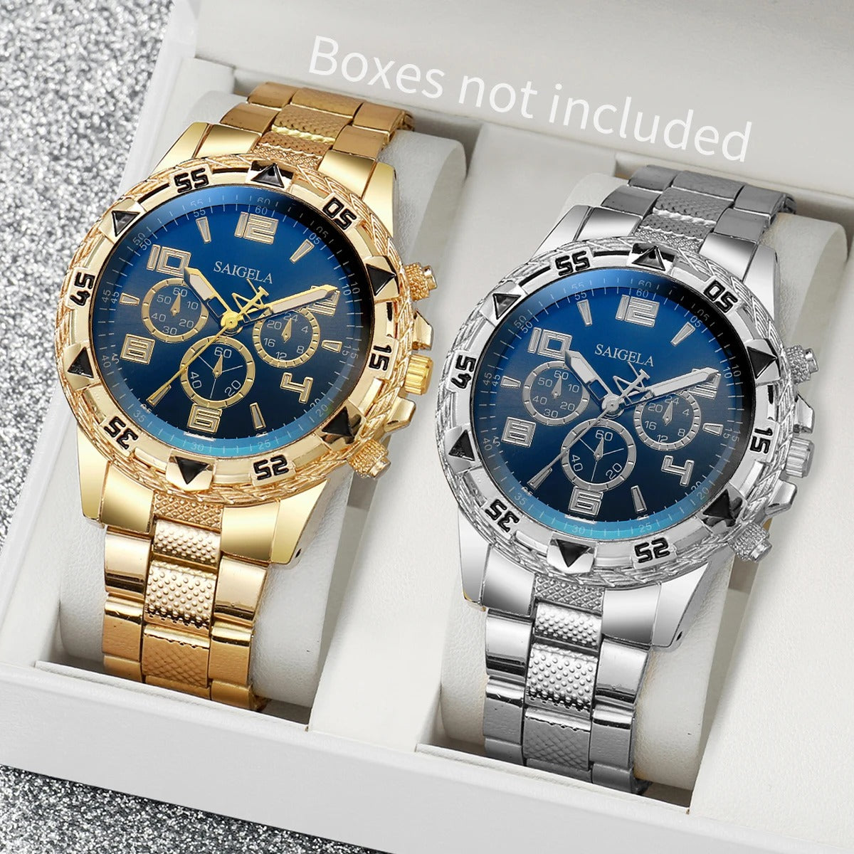 Vīriešu luksusa pulkstenis Timeless Duo — 2 par 1 cenu
