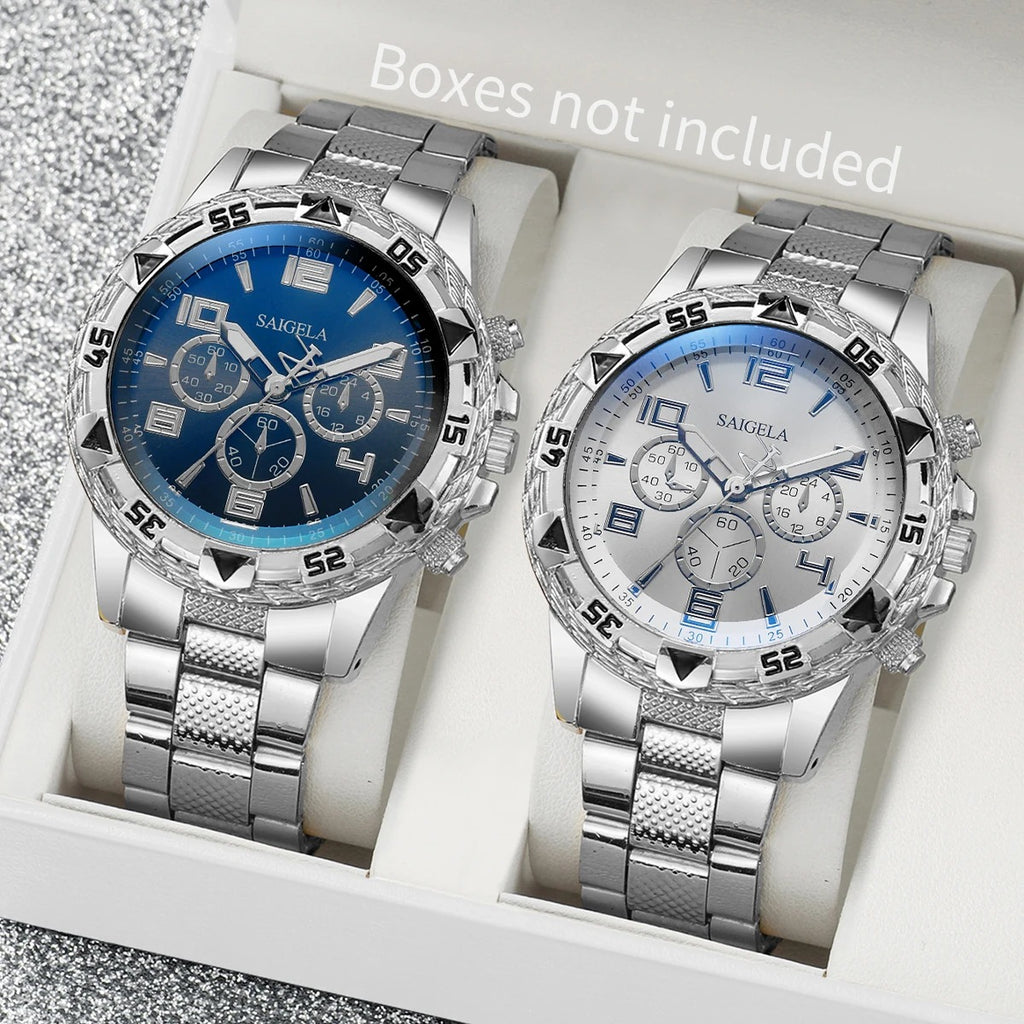Vīriešu luksusa pulkstenis Timeless Duo — 2 par 1 cenu