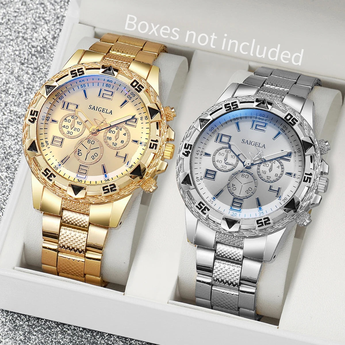 Vīriešu luksusa pulkstenis Timeless Duo — 2 par 1 cenu