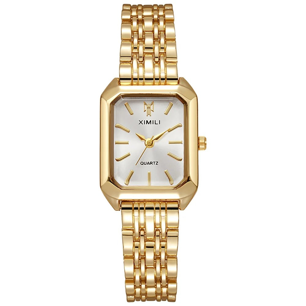 Sieviešu zelta pulkstenis Diva gold – greznības un elegances akcents
