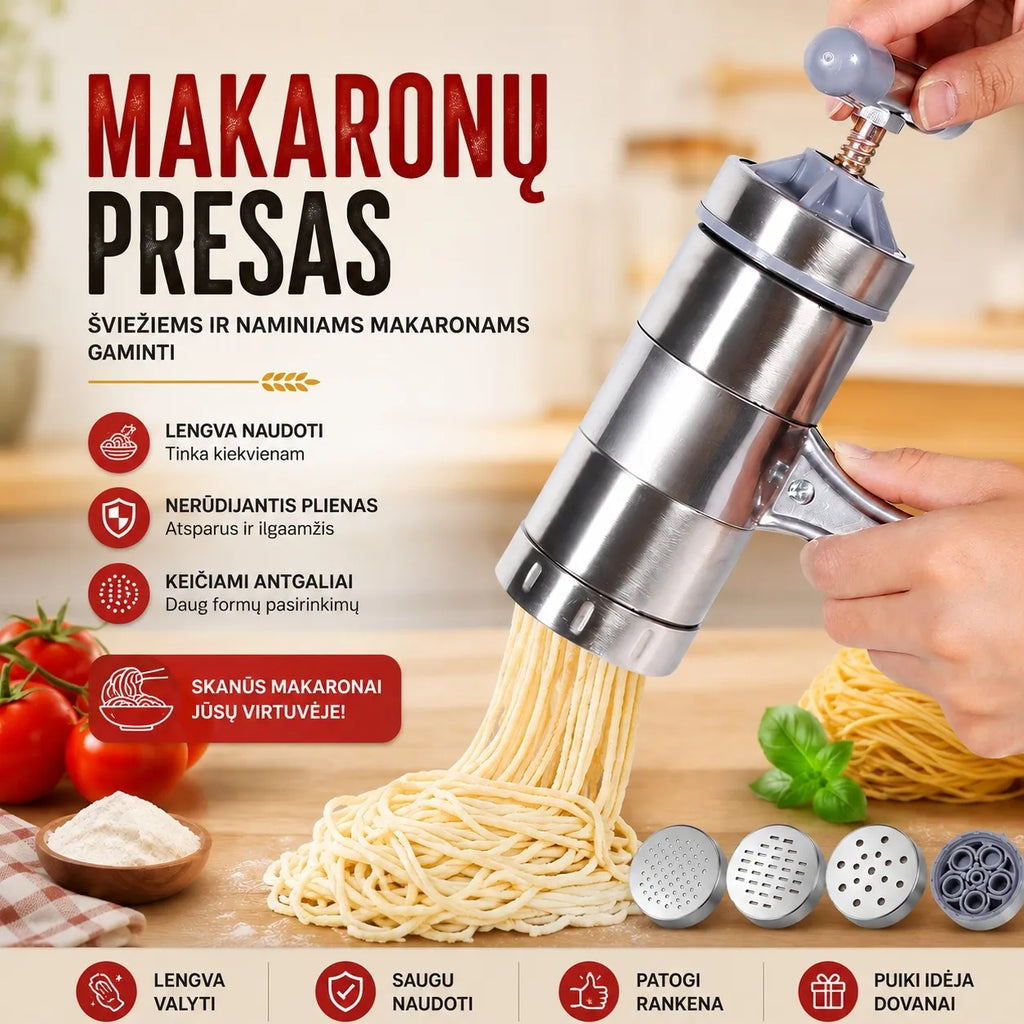 Makaronų gaminimo mašina/presas