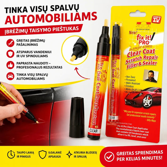 Marķieris skrāpējumu noņemšanai automašīnai