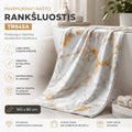 Marmurinio rašto rankšluostis 160 x 80 cm TR645A