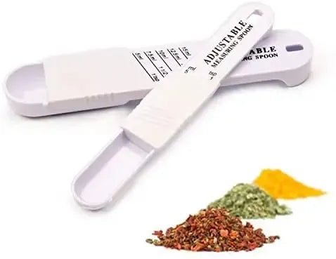 Matavimo šaukštų rinkinys iš 2 vnt., tikslus ingredientų dozavimas, platus matavimo spektras, patogus virtuvės įrankis