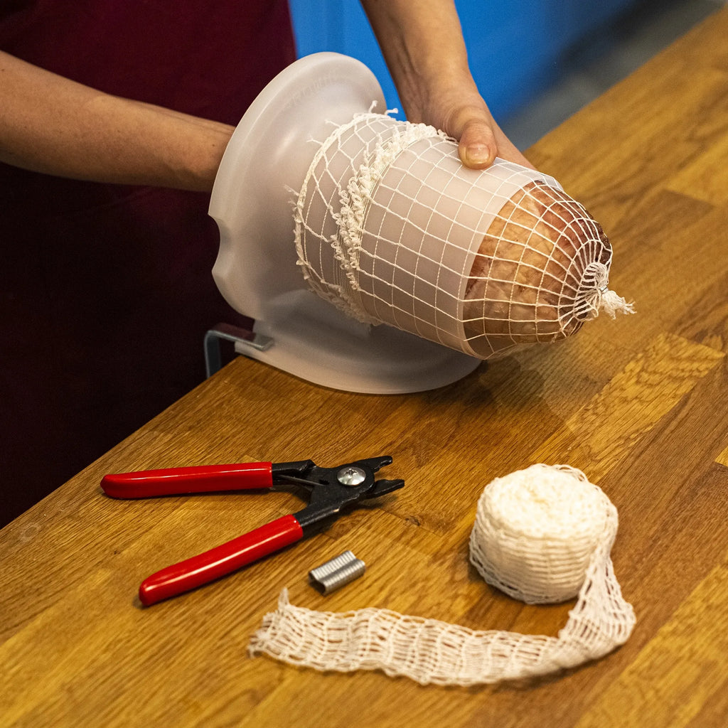 Mėsos tinklelis (220°C) plotis 15cm x 5m