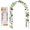 Metalinė sodo pergola vijokliniams augalams 140 × 38 × 240 cm