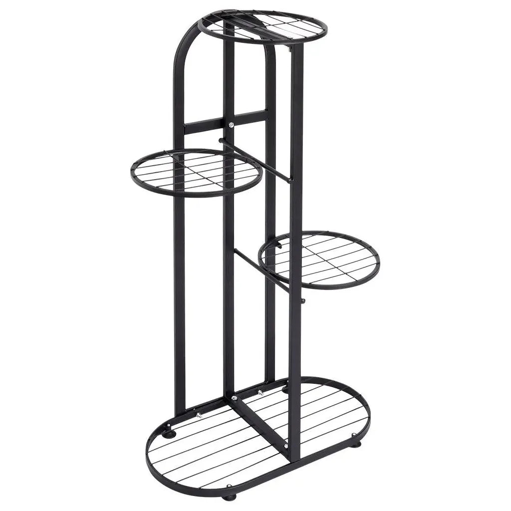 Metalinis augalų stovas 4 vazonams, 81,5 cm