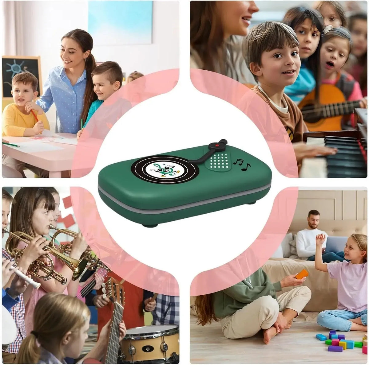 Interaktyvus muzikinis žaidimas Music Rhythm Game Machine su šviesomis ir mygtukais muzikos žaidimui vaikams ir suaugusiems