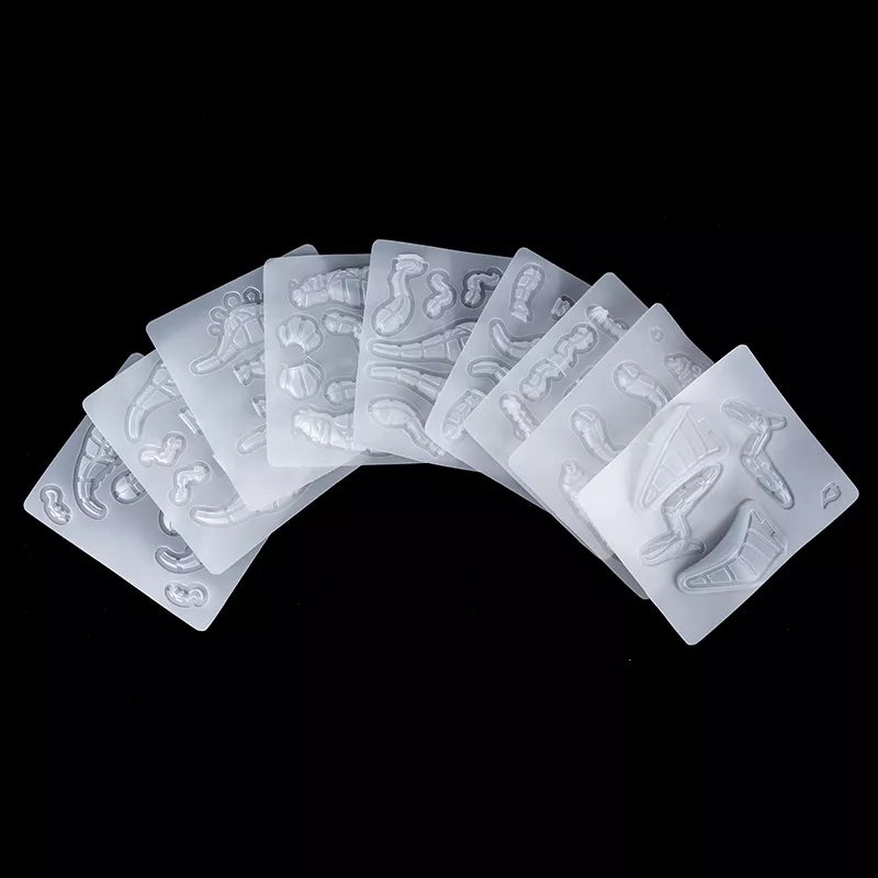 3D pjezto šablonu komplekts