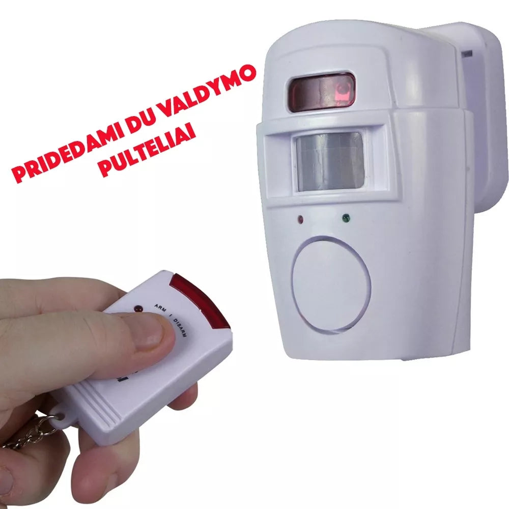 Bezvadu signalizācija ar vadības pulti