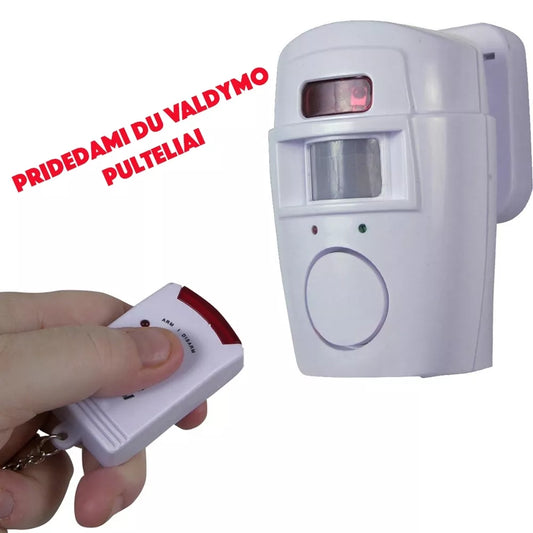 Bezvadu signalizācija ar vadības pulti