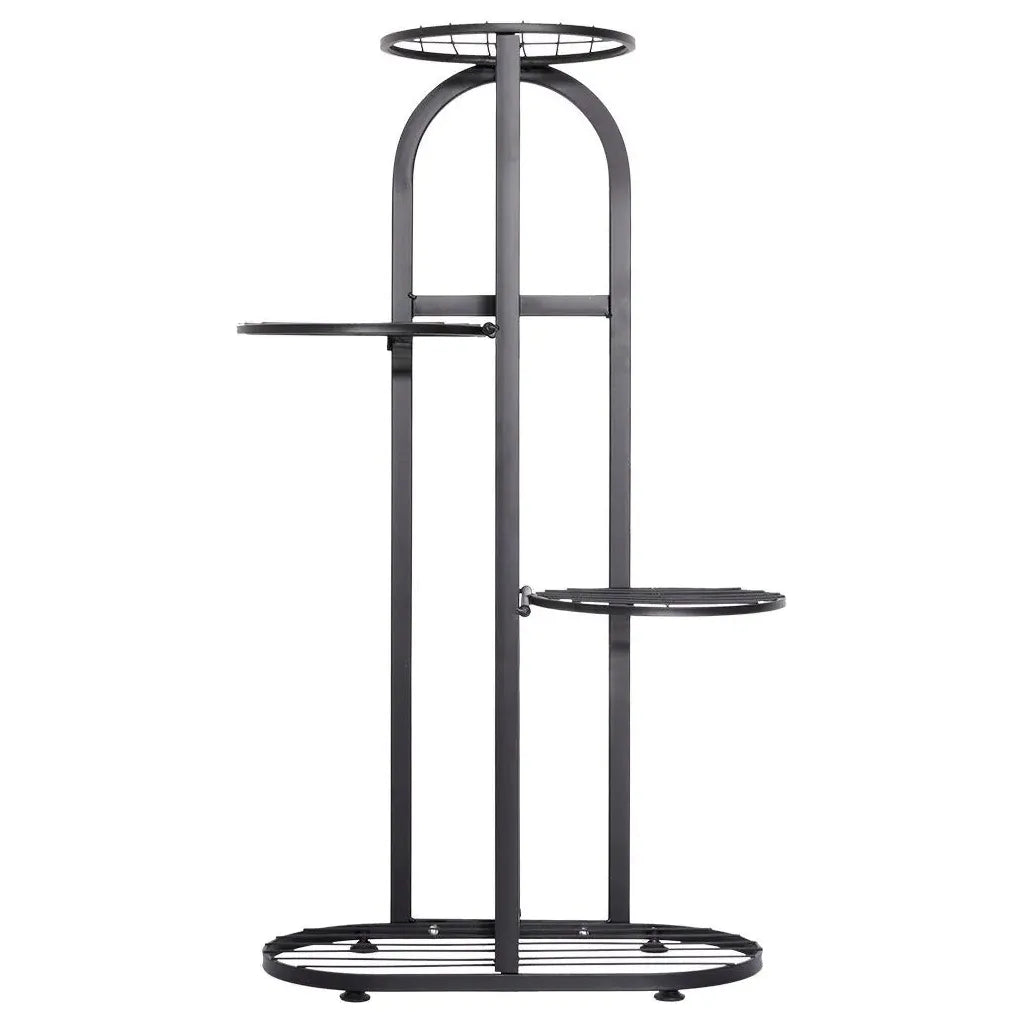 Metāla augu statīvs 4 puķupodiem, 81,5 cm