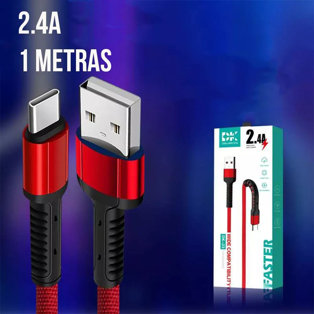 TYPE-C 1M kabelis DK-23