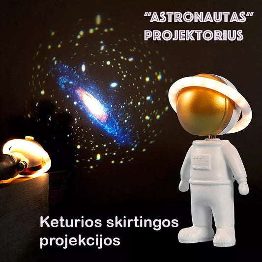 Nakts projektors "Astronauts"