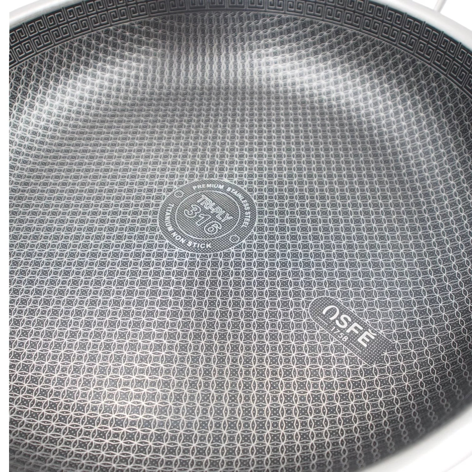 Nerūdijančio plieno keptuvė OSFE 316, 28 cm