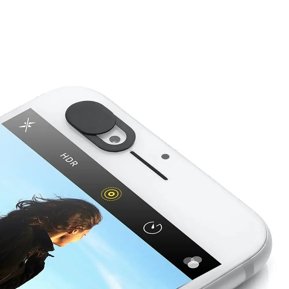 Nešiojamojo kompiuterio kameros dangtelis privatumui užtikrinti, apsaugo kameros objektyvą nuo nepageidaujamo matymo.