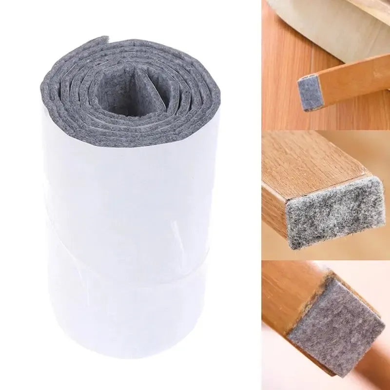 Neslidžios baldų juostos padukams, 1 m ilgio ir 2,5 cm pločio, apsaugo nuo slydimo ir padeda stabiliai stovėti.