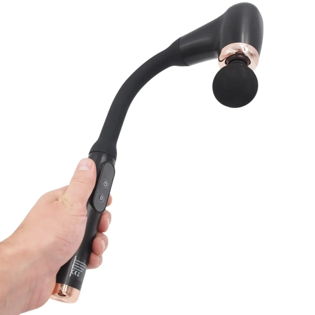 Elektrinis giluminis nugaros masažuoklis Deep Rolling Massager BX-830, su masažuojančiais voleliais ir rankomis, skirtas atsipalaidavimui.