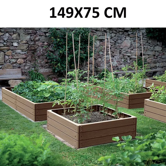 Pacelta plastmasas dobe, 149,2x75,6x25 cm