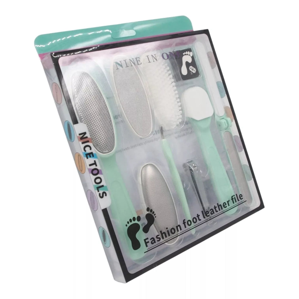 Pėdų priežiūros rinkinys 9in1