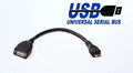 Perėjimas MICRO USB  į USB (HOST OTG)