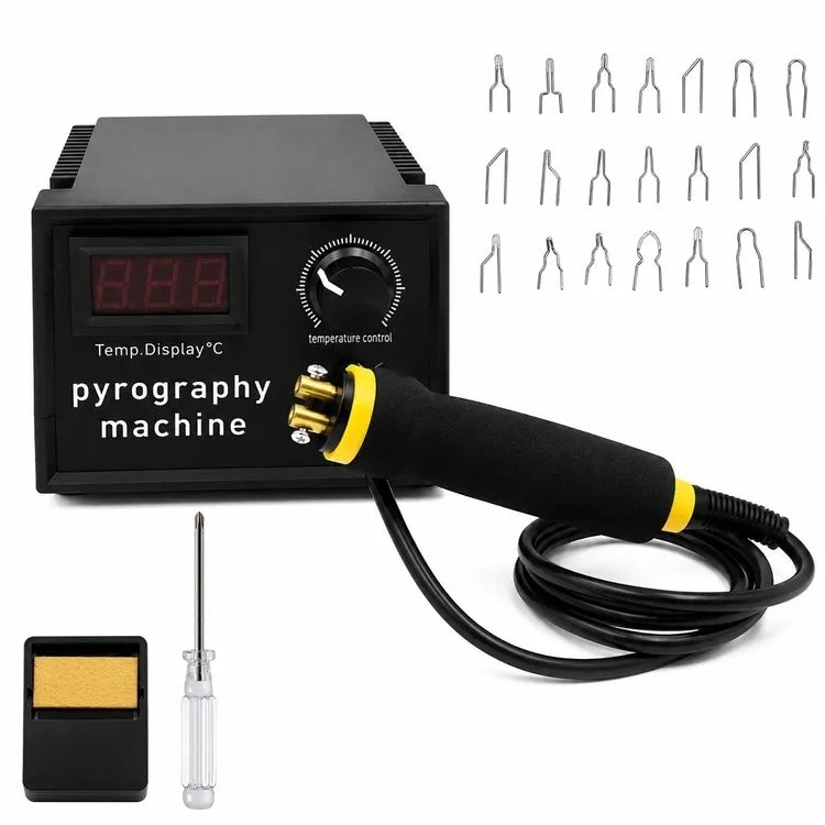 Pirografijos stotelė su 20 antgalių, 60 W