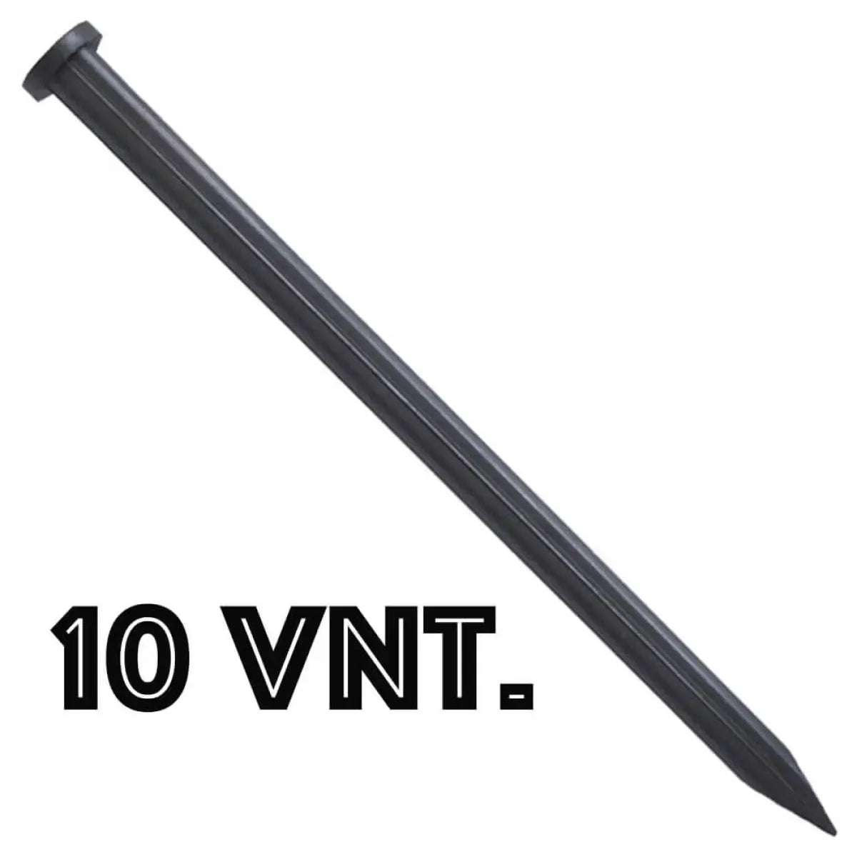 Plastikinės vinys vejos bortams, 26 cm, 10 vnt., tvirtinimo vinys sodui ir vejai, patvarios ir lengvos naudoti