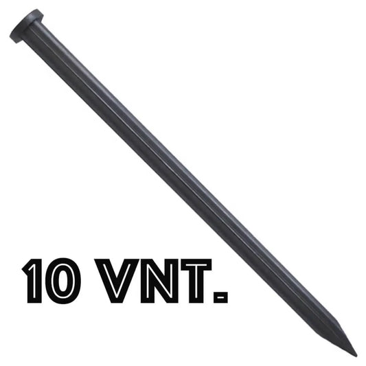 Plastikinės vinys vejos bortams, 26 cm, 10 vnt., tvirtinimo vinys sodui ir vejai, patvarios ir lengvos naudoti