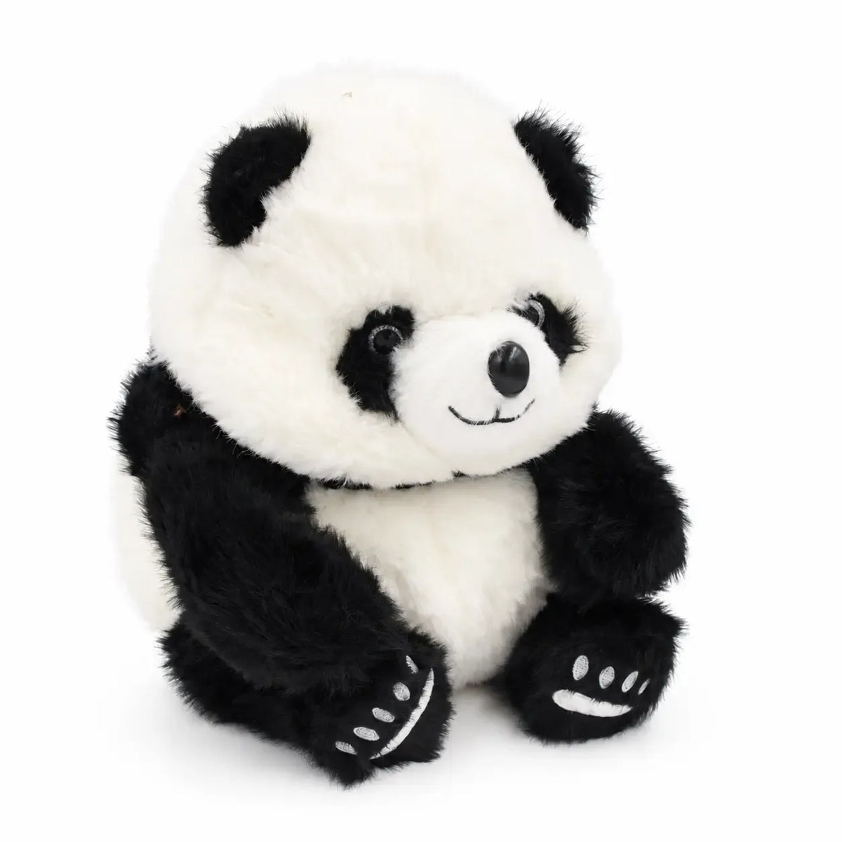 Pliušinis panda žaislas, minkštas ir žaismingas, puikus vaikams ir kaip dekoracija.