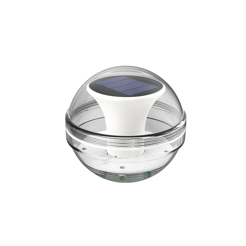 Plūduriuojanti saulės LED lempa baseinui su RGB apšvietimu, stilingas akcentas lauko baseinui ir naktiniam apšvietimui