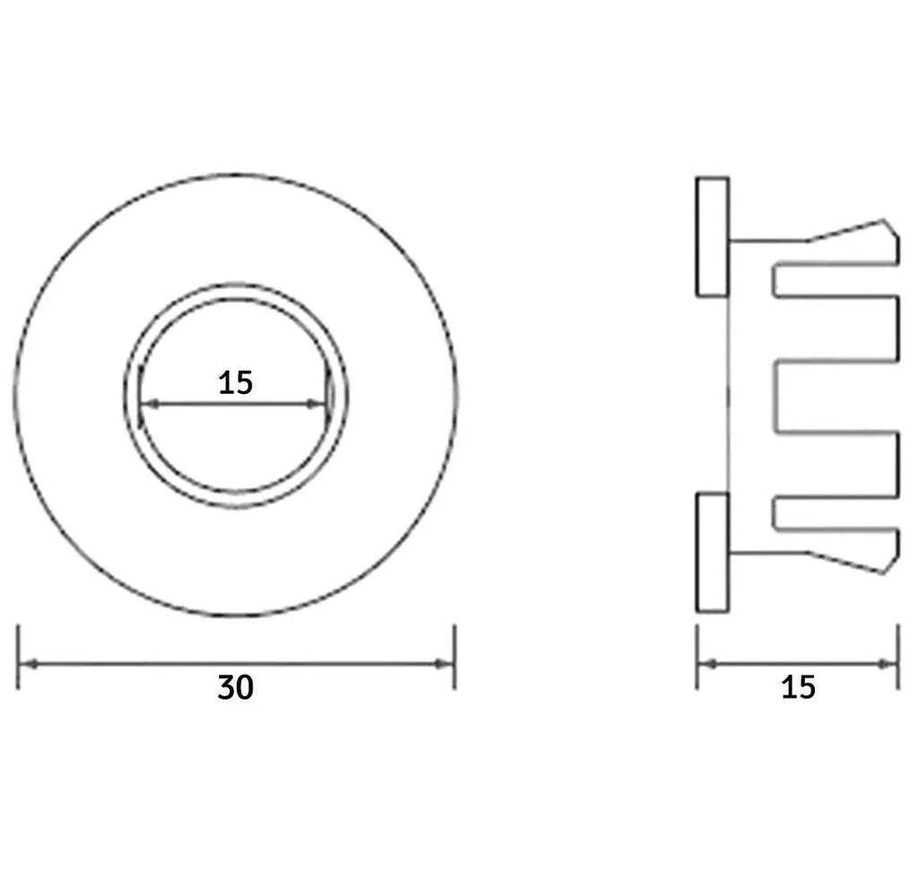 Praustuvo perpildymo dangtelis