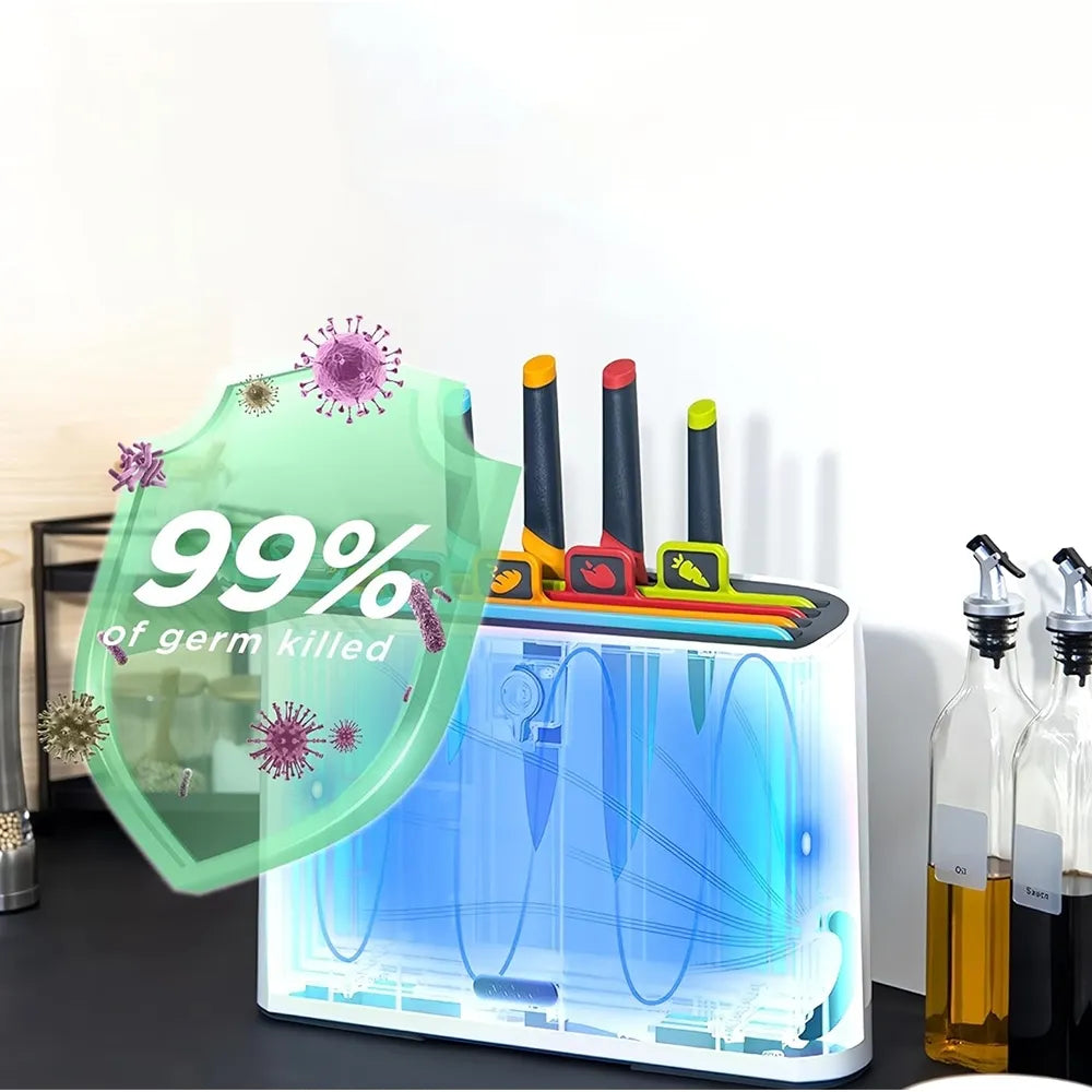 Premium virtuvės rinkinys su UV sterilizatoriumi ir džiovinimu