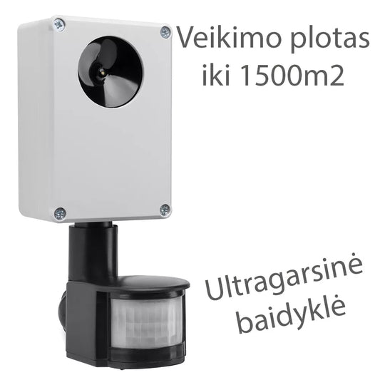 Profesionāla ultraskaņas atbaidīšanas ierīce 1500m2