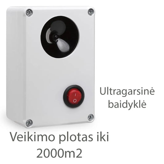 Profesionāla ultraskaņas atbaidīšanas ierīce 2000m2