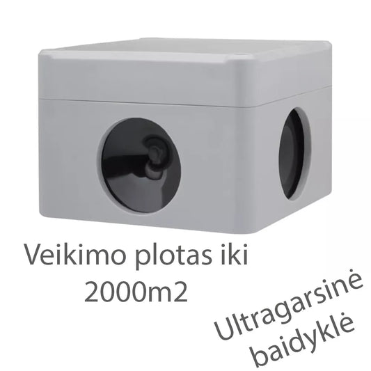 Profesionālais ultraskaņas atbaidītājs 2000m2