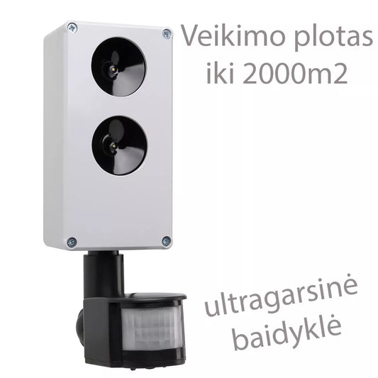 Profesionāls ultraskaņas atbaidītājs 2000m2