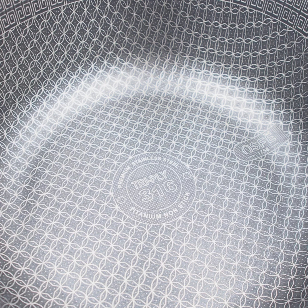 Puodas su dangčiu OSFÉ Tri-Ply, 20 cm, 3 l