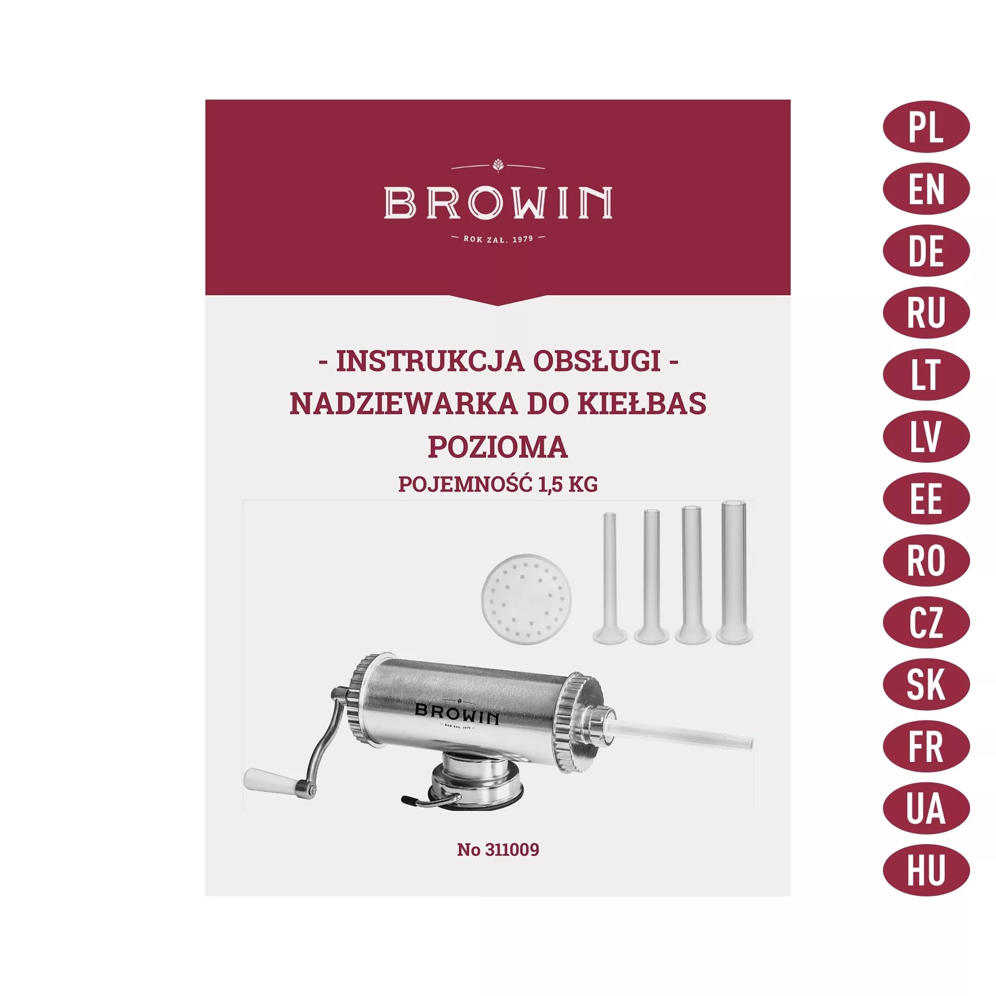 Rankinis horizontalus kimštuvas 1,5kg