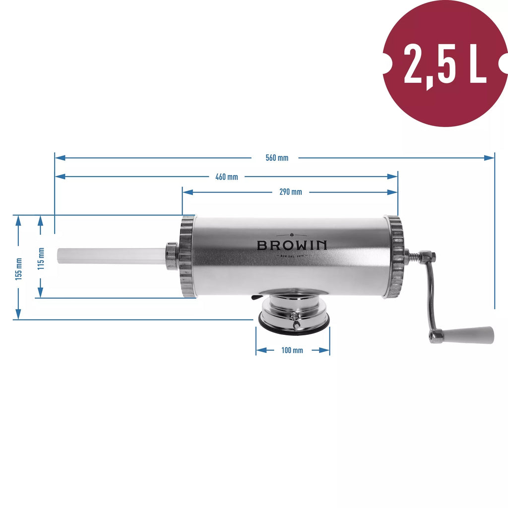 Rankinis horizontalus kimštuvas 2,5kg